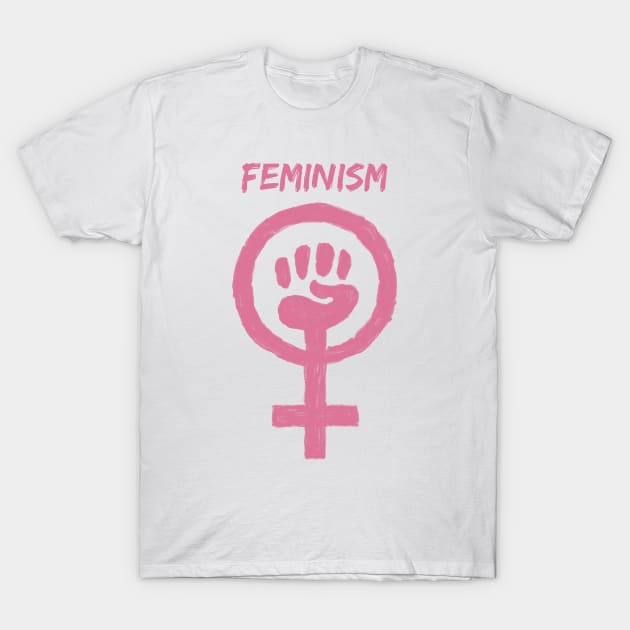 FEMINISM IN OIL T-Shirt by jcnenm